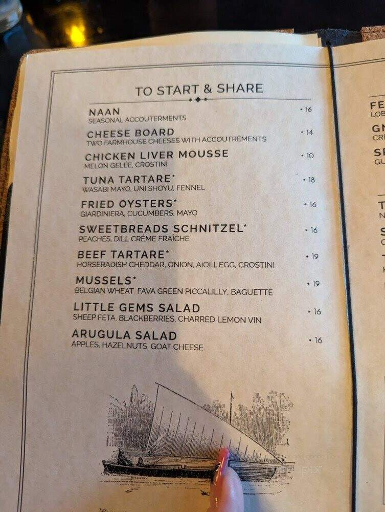 Admiral - Asheville, NC menu_pic
