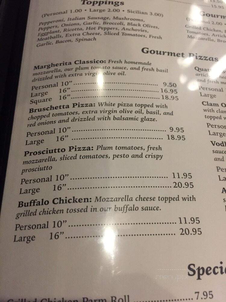 Joes Pizza II - Manasquan, NJ menu_pic