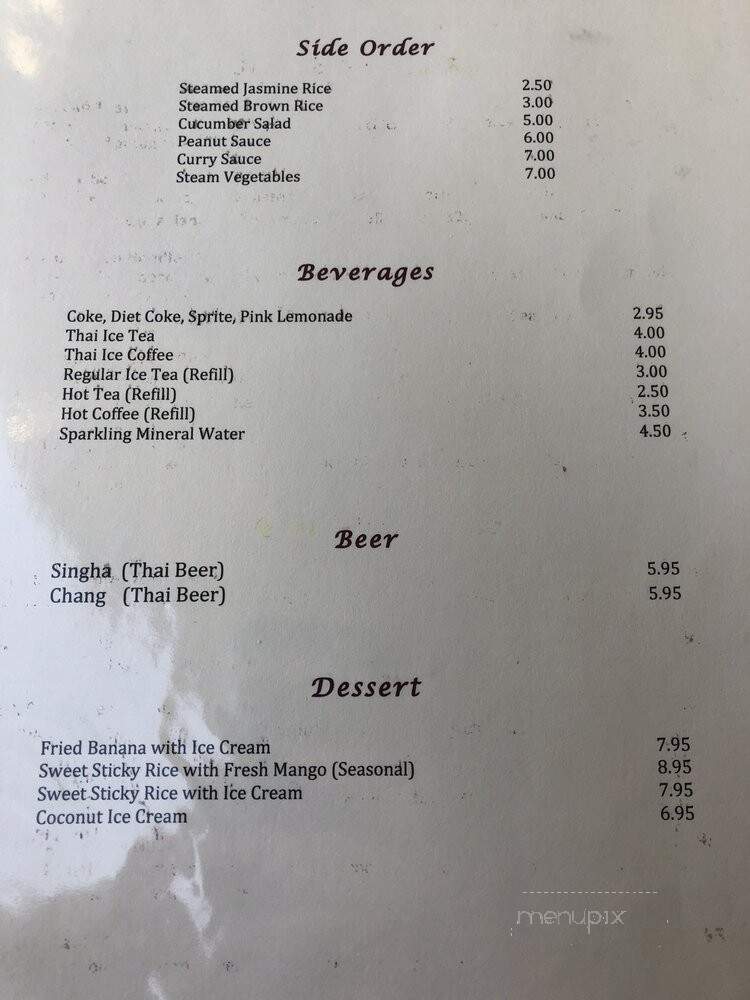 Do Sit Thai Cuisine - Walnut Creek, CA menu_pic