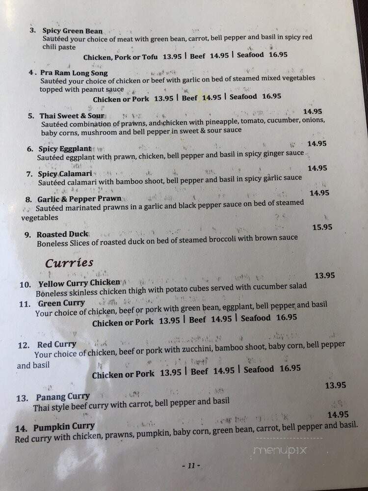 Do Sit Thai Cuisine - Walnut Creek, CA menu_pic