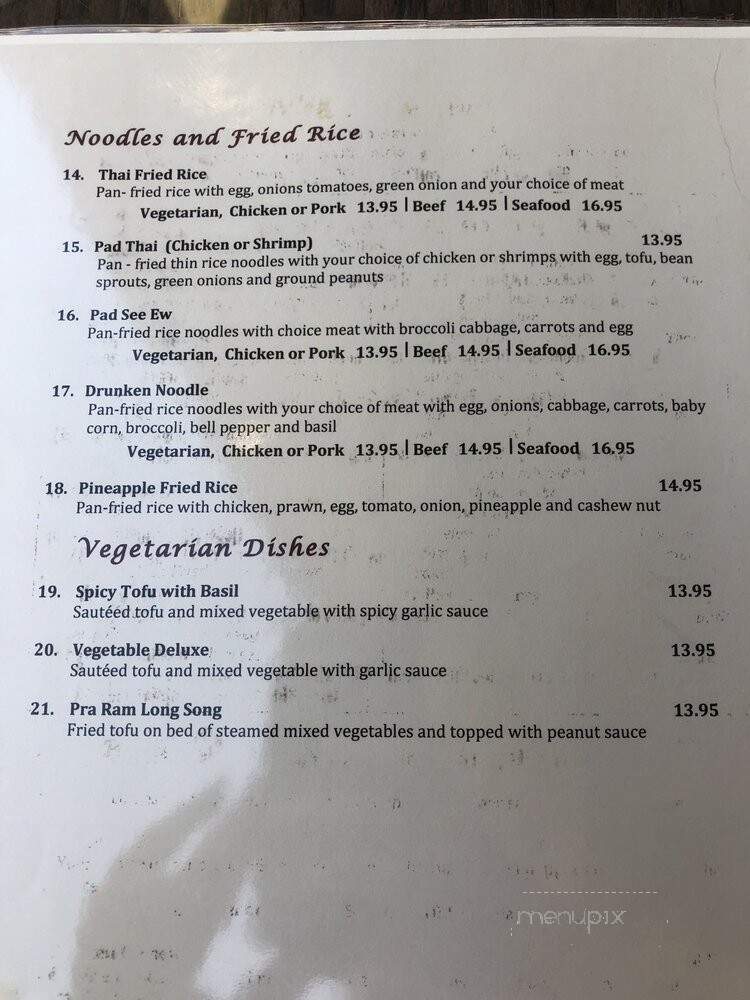 Do Sit Thai Cuisine - Walnut Creek, CA menu_pic