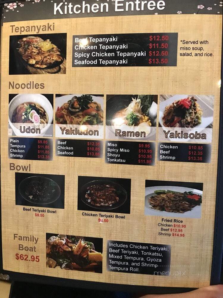 Sam's Sushi - La Quinta, CA menu_pic
