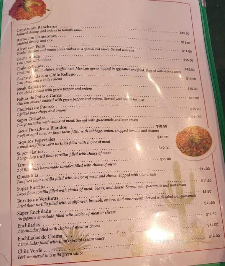 Taqueria 7 Estrellas Restaurante - Tigard, OR menu_pic