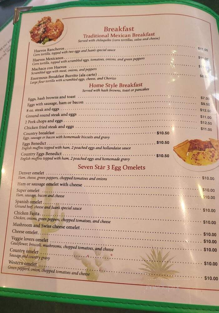Taqueria 7 Estrellas Restaurante - Tigard, OR menu_pic