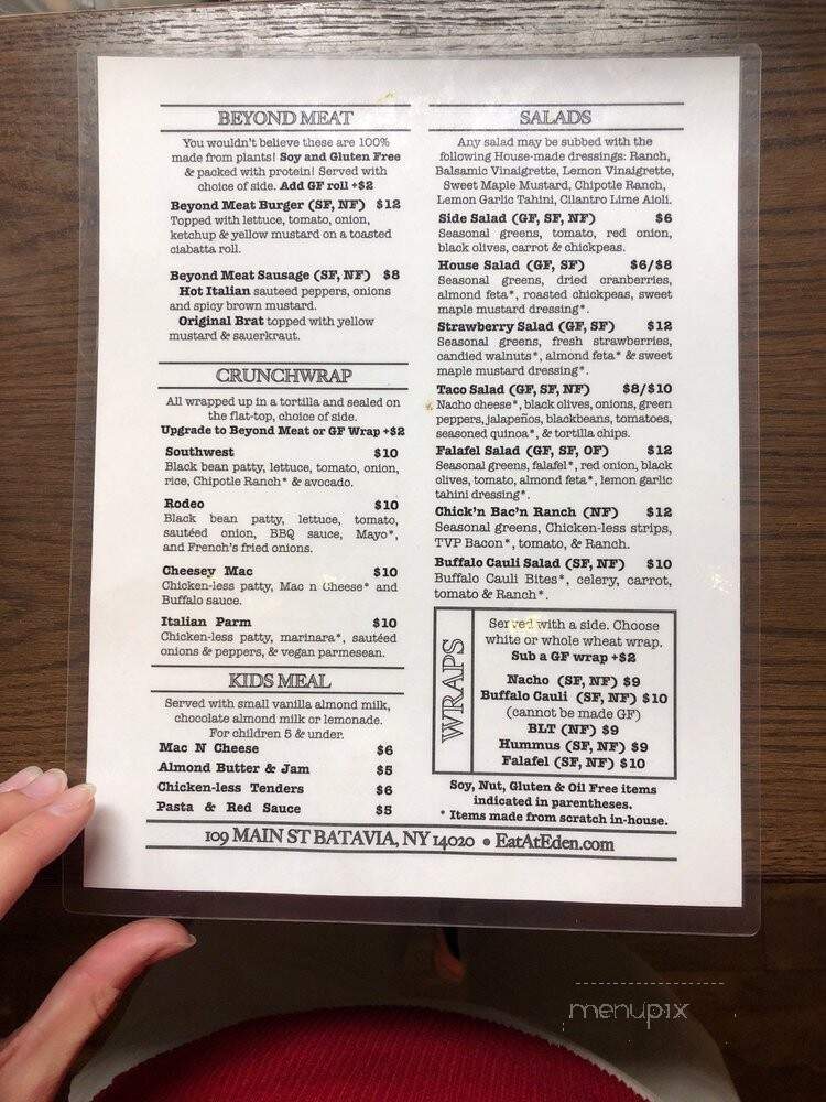 Red Bandana - Eden, NY menu_pic