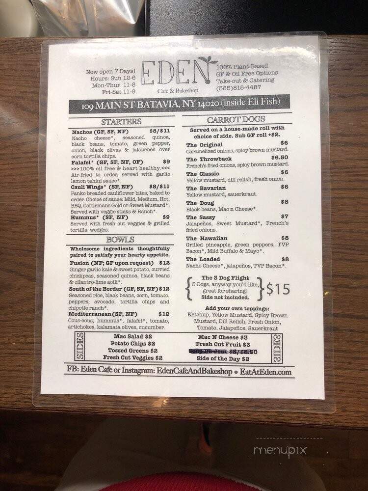Red Bandana - Eden, NY menu_pic