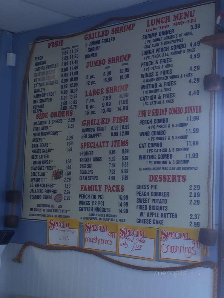 Shrimp Hut - Indianapolis, IN menu_pic