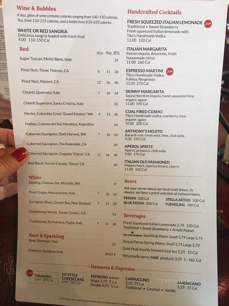Anthony's Coal Fired Pizza - Clearwater, FL menu_pic
