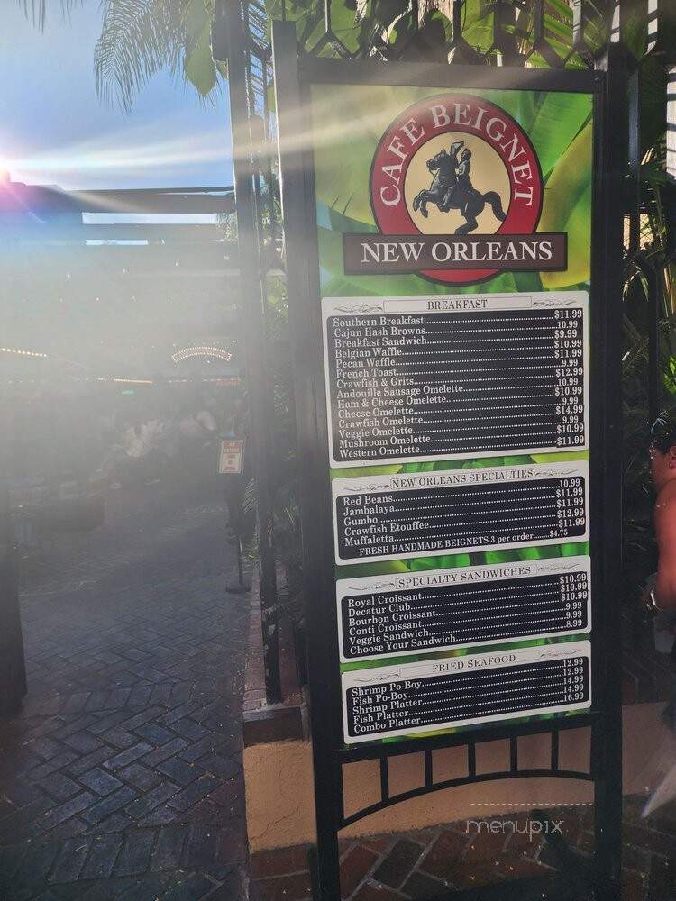 Cafe Beignet - New Orleans, LA menu_pic