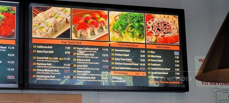 Fuji Grill - Brea, CA menu_pic