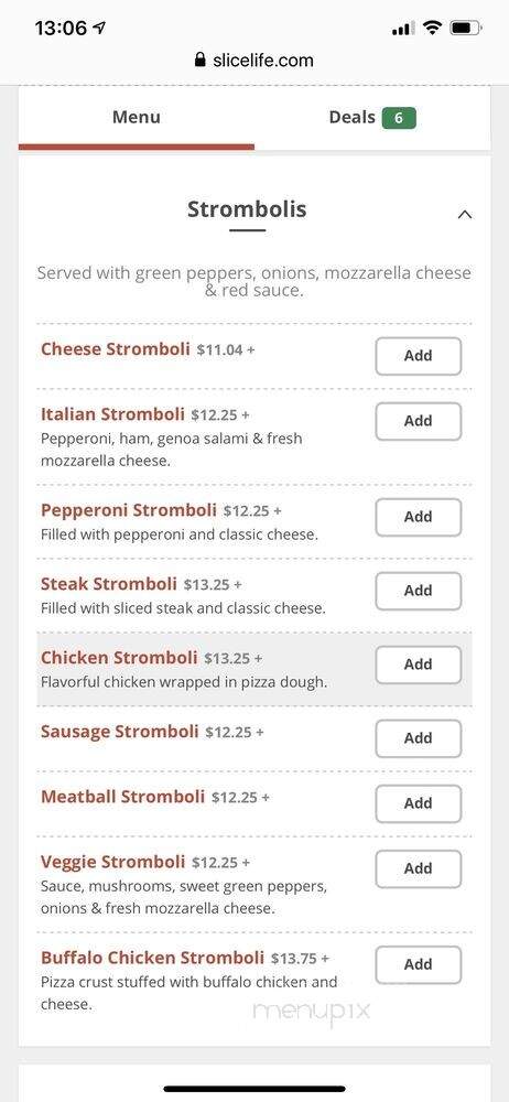 Evans - Philadelphia, PA menu_pic