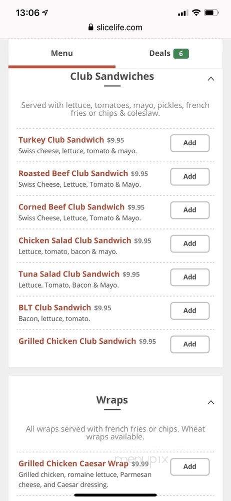 Evans - Philadelphia, PA menu_pic