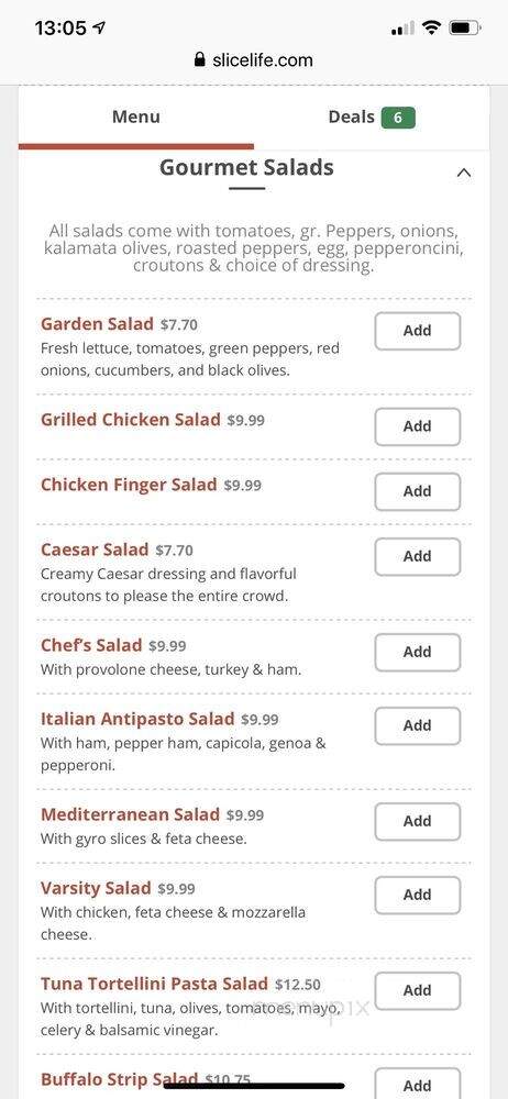 Evans - Philadelphia, PA menu_pic