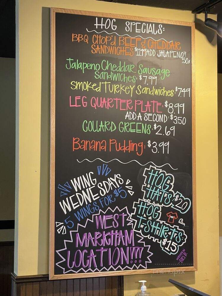 Whole Hog Cafe - West Little Rock - Little Rock, AR menu_pic