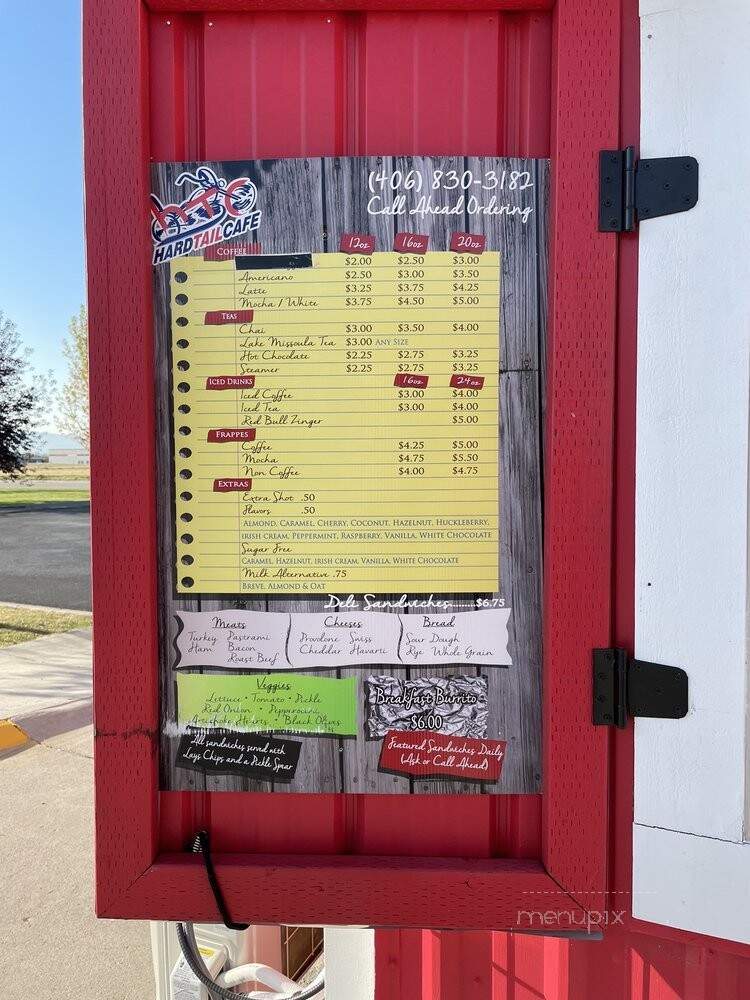 Hard Tail - Chillicothe, OH menu_pic