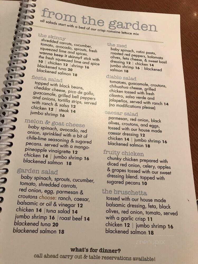 Cafe Fresh - Moline, IL menu_pic