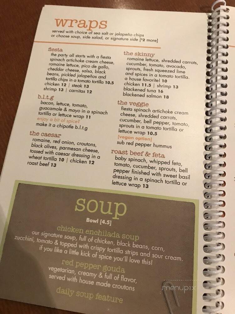 Cafe Fresh - Moline, IL menu_pic