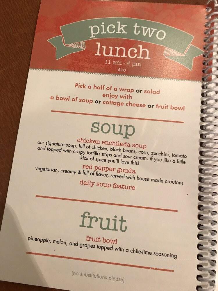 Cafe Fresh - Moline, IL menu_pic