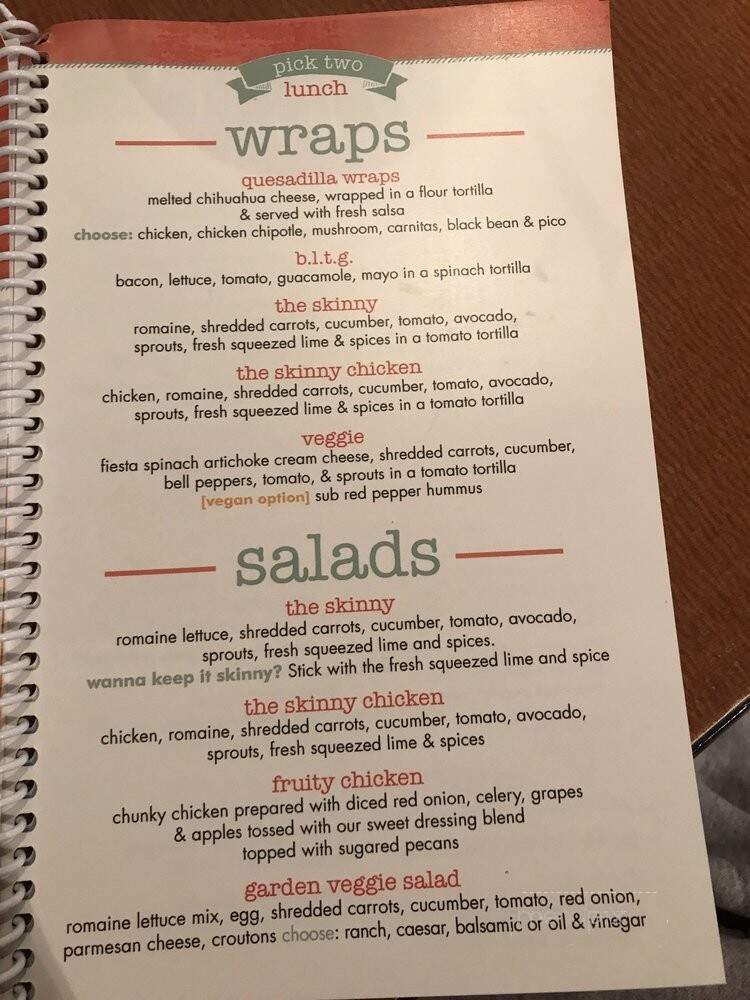 Cafe Fresh - Moline, IL menu_pic