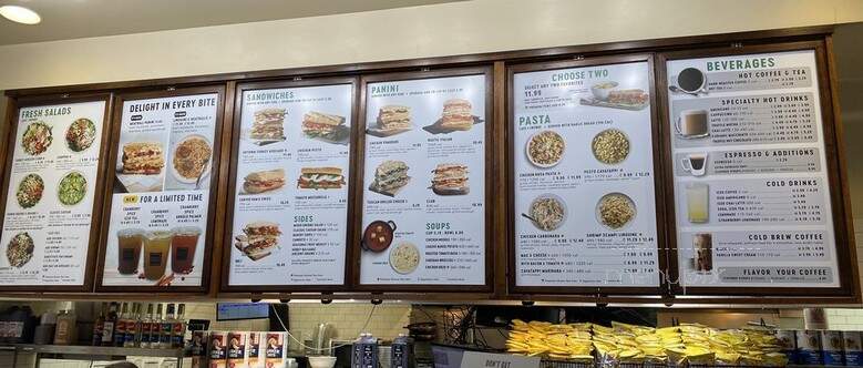 Corner Bakery Cafe - Pasadena, CA menu_pic