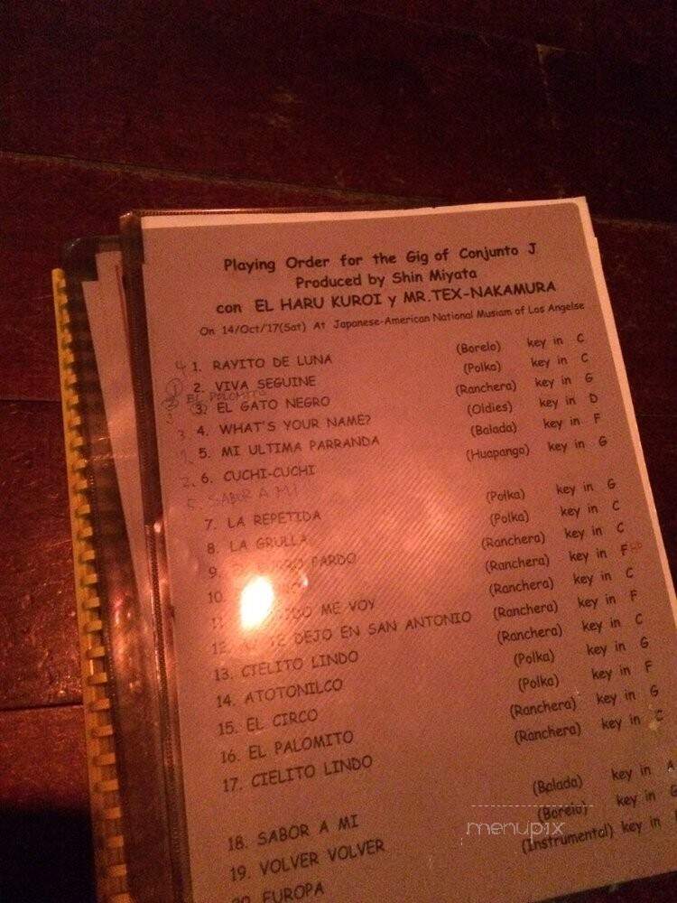 Eastside Luv Wine Bar - Los Angeles, CA menu_pic
