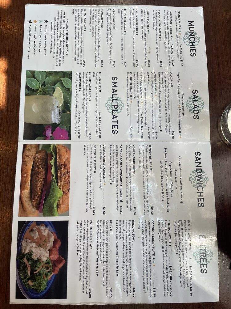 Rosetta's Kitchen - Asheville, NC menu_pic