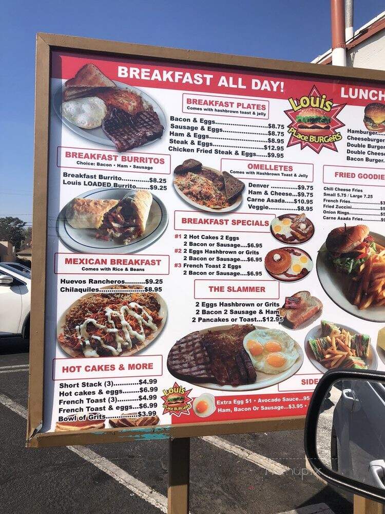 Louis Place - Long Beach, CA menu_pic