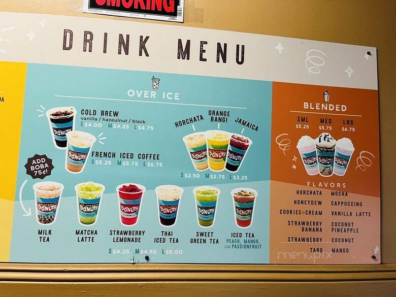 California Donut - Los Angeles, CA menu_pic