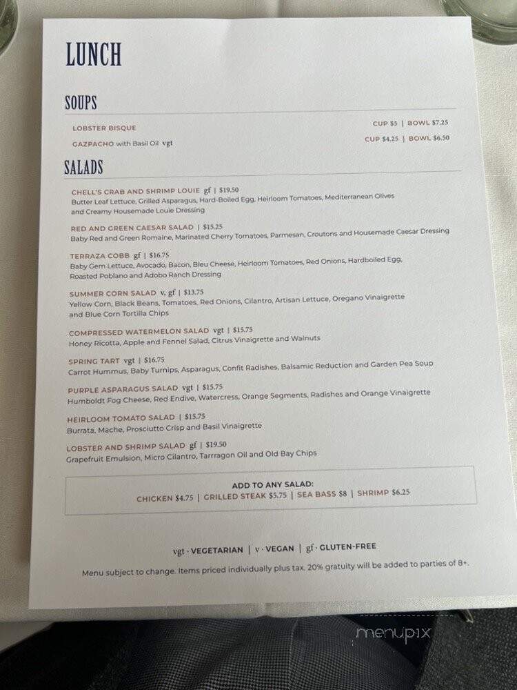La Gran Terraza - San Diego, CA menu_pic