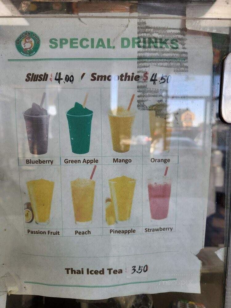 Dragon Loco - Los Angeles, CA menu_pic
