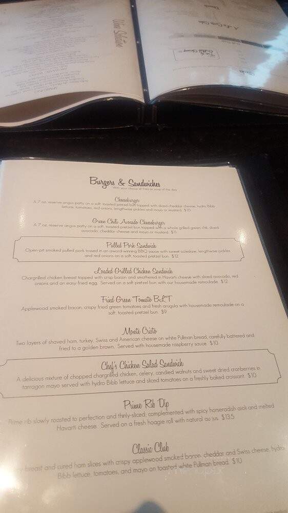 Artesian Restaurant - Sulphur, OK menu_pic