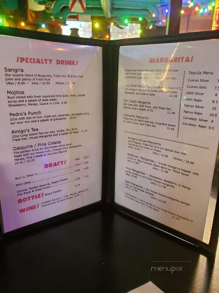Tres Amigos Cantina - Brandon, FL menu_pic
