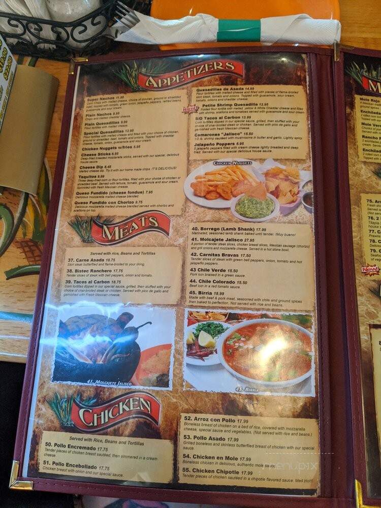 Senor Tequila's Fine Mexican Grill - Bonita Springs, FL menu_pic