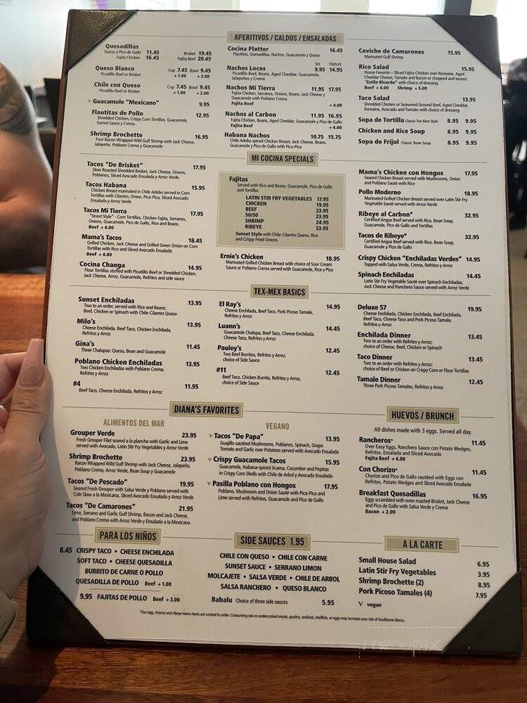 Mi Cocina - Allen, TX menu_pic