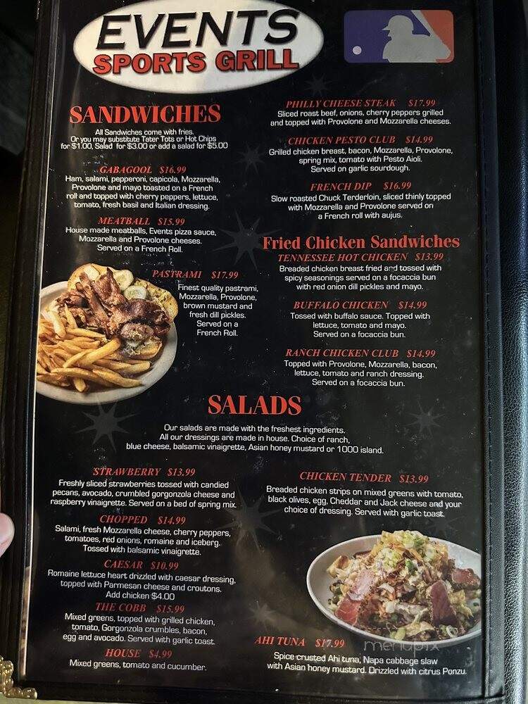 Events Sports Grill - Riverside, CA