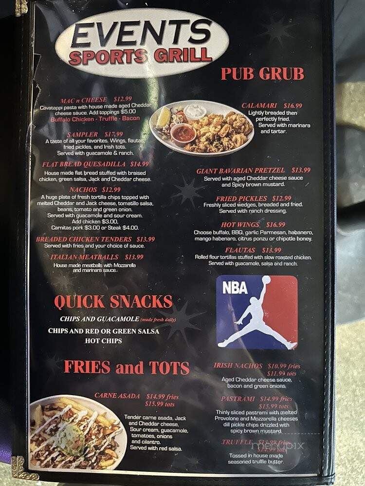 Events Sports Grill - Riverside, CA