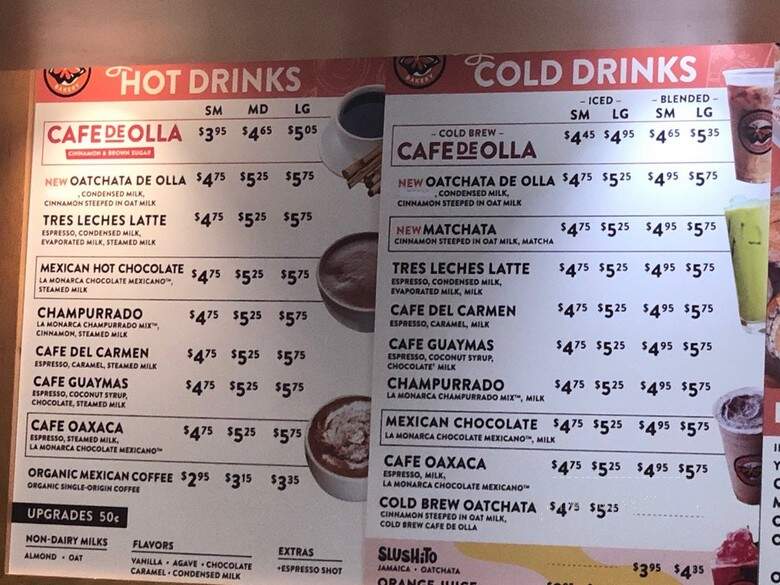 La Monarca Bakery - Commerce, CA menu_pic
