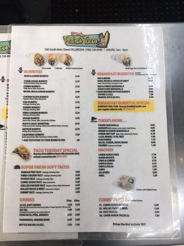 Pedro's Tacos - Fallbrook, CA