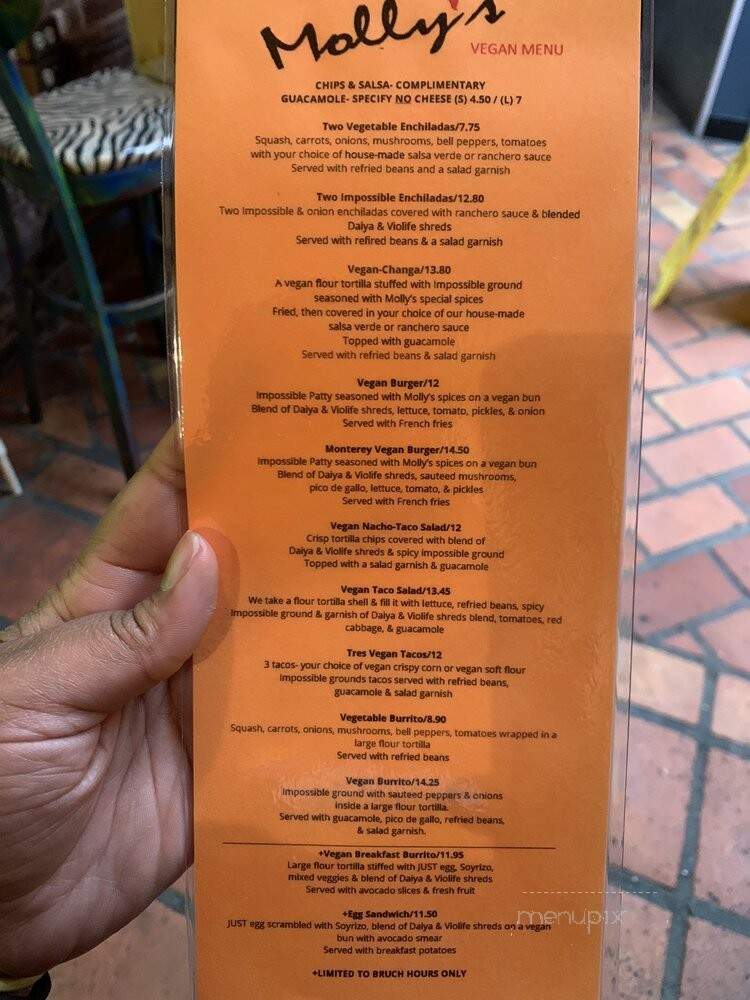 Molly's la Casita - Memphis, TN menu_pic