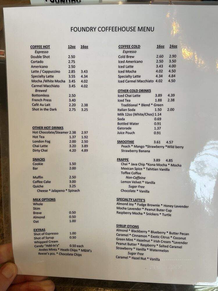 Parkside Coffeehouse - Lenexa, KS menu_pic