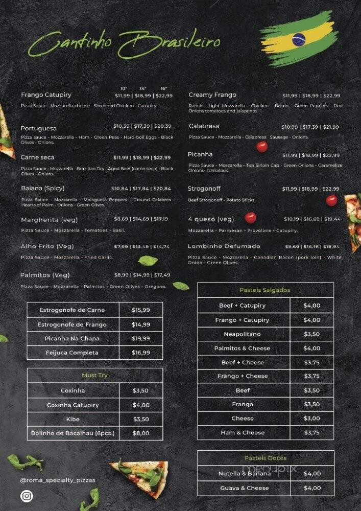 Bella Vista - Culver City, CA menu_pic