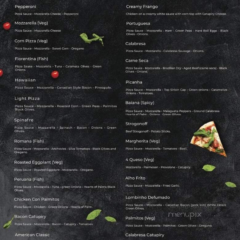 Bella Vista - Culver City, CA menu_pic