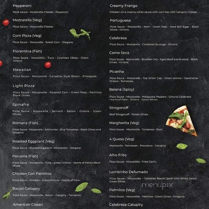 Bella Vista - Culver City, CA menu_pic