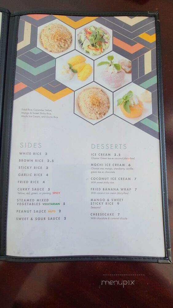 Bamboo Thai Bistro - Redondo Beach, CA menu_pic