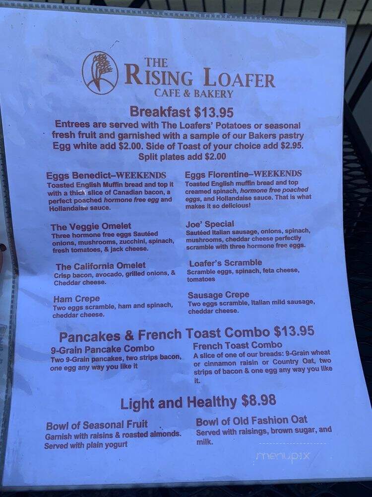 Rising Loafer Cafe & Bakery - Lafayette, CA