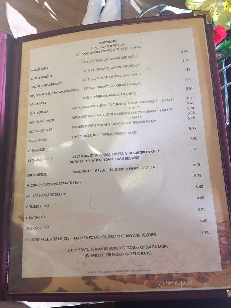Bauer's Campus Cafe & Antiques - Alamosa, CO menu_pic