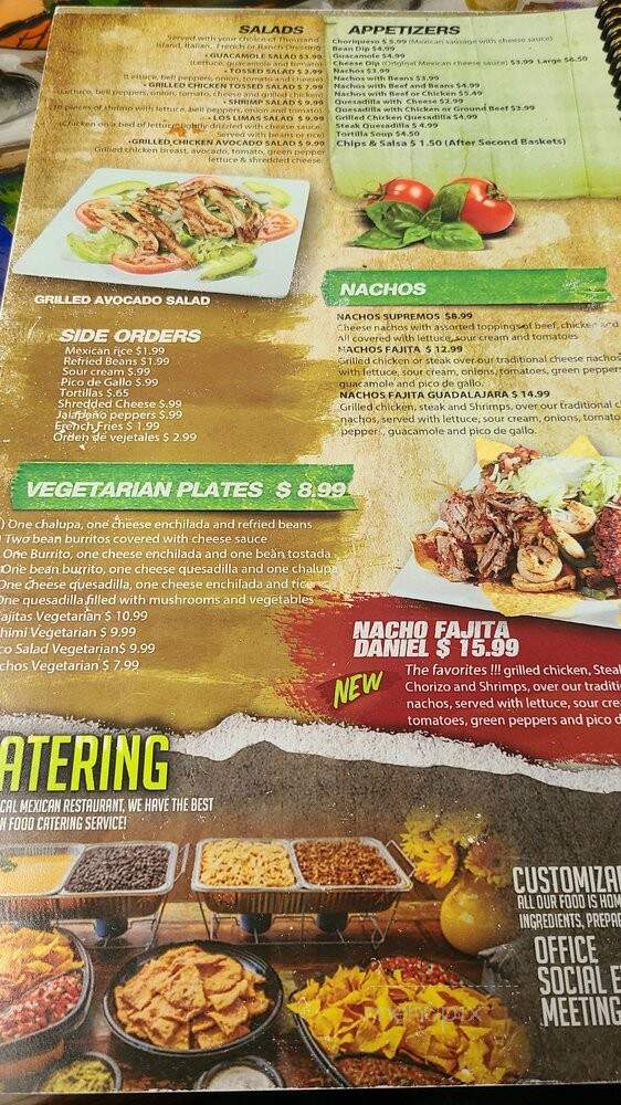 El Mezcal Mexican - Indianapolis, IN menu_pic
