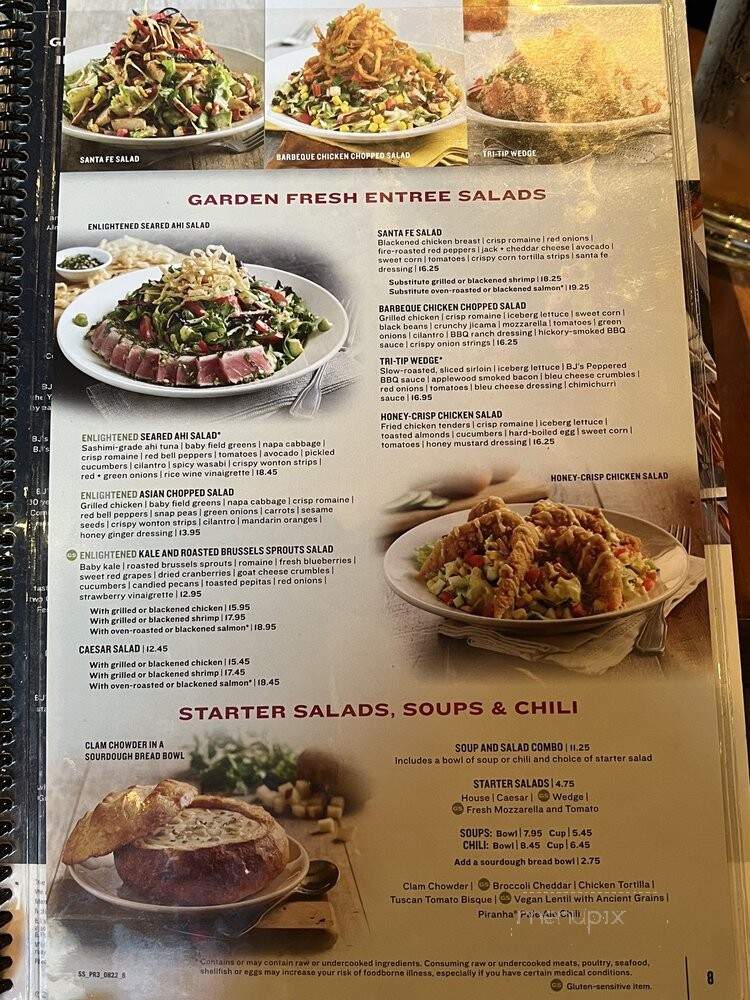 BJ's Restaurant & Brewhouse - Hurst, TX menu_pic