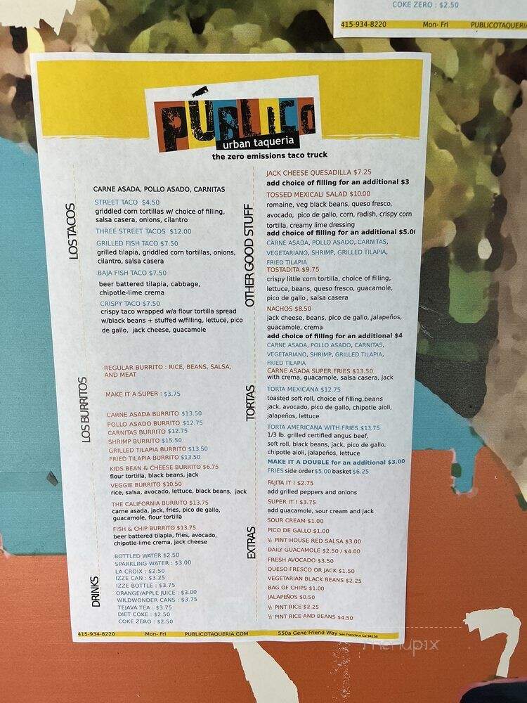 Publico Urban Taqueria - San Francisco, CA