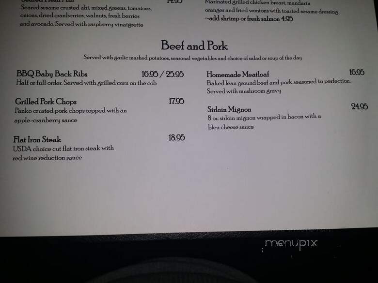 Beach Grass Cafe - Poway, CA menu_pic